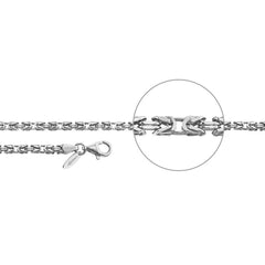 Der Kettenmacher Königskette für Männer - Silber Ketten - KÖ1-55S