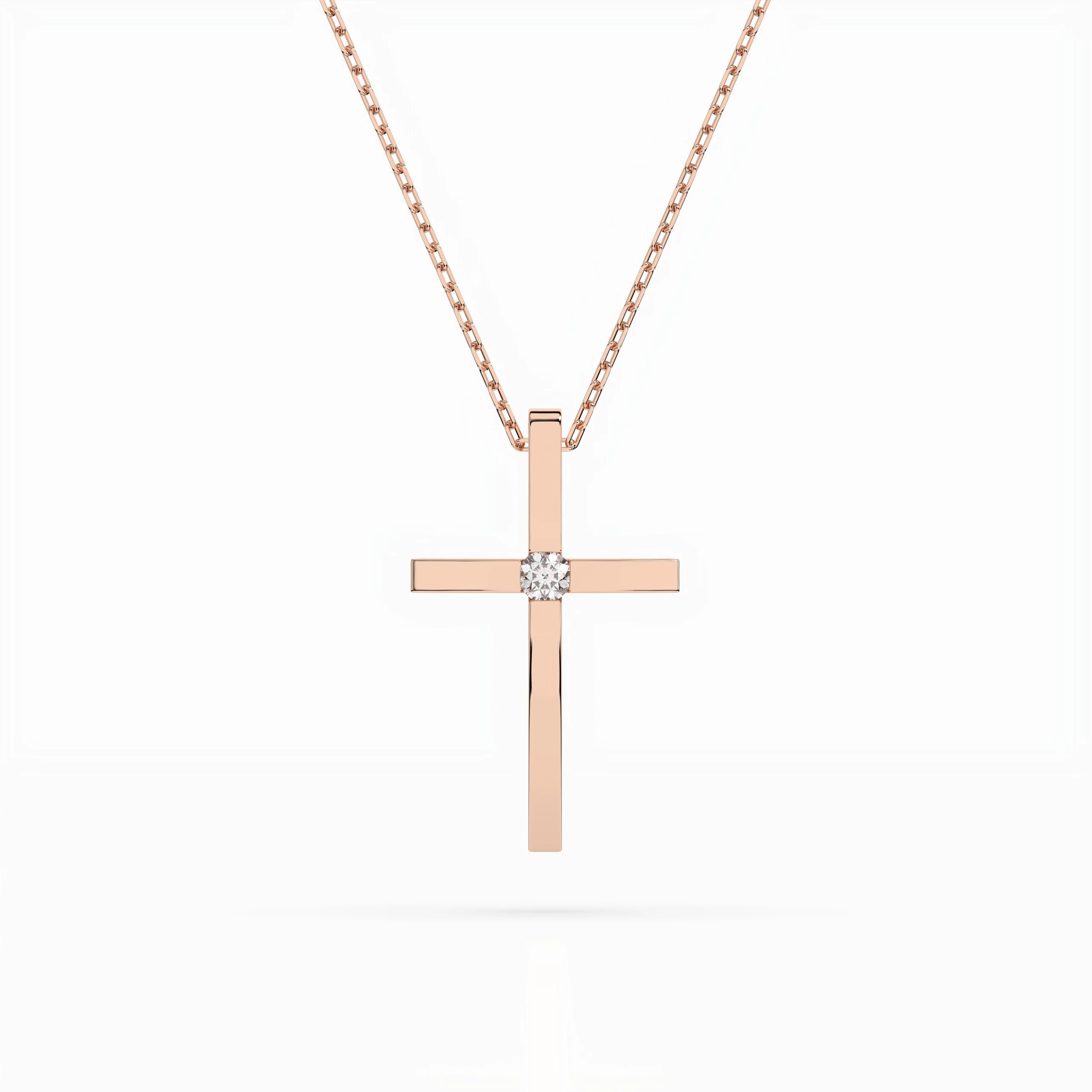 Elegante Diamant-Halskette aus 18K Gold - 104-10031