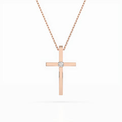 Elegante Diamant-Halskette aus 18K Gold - 104-10031