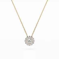 Elegante Diamant-Halskette aus 18K Gold - 104-10044(3.0)