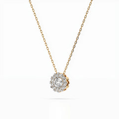 Elegante Diamant-Halskette aus 18K Gold - 104-10044(3.0)