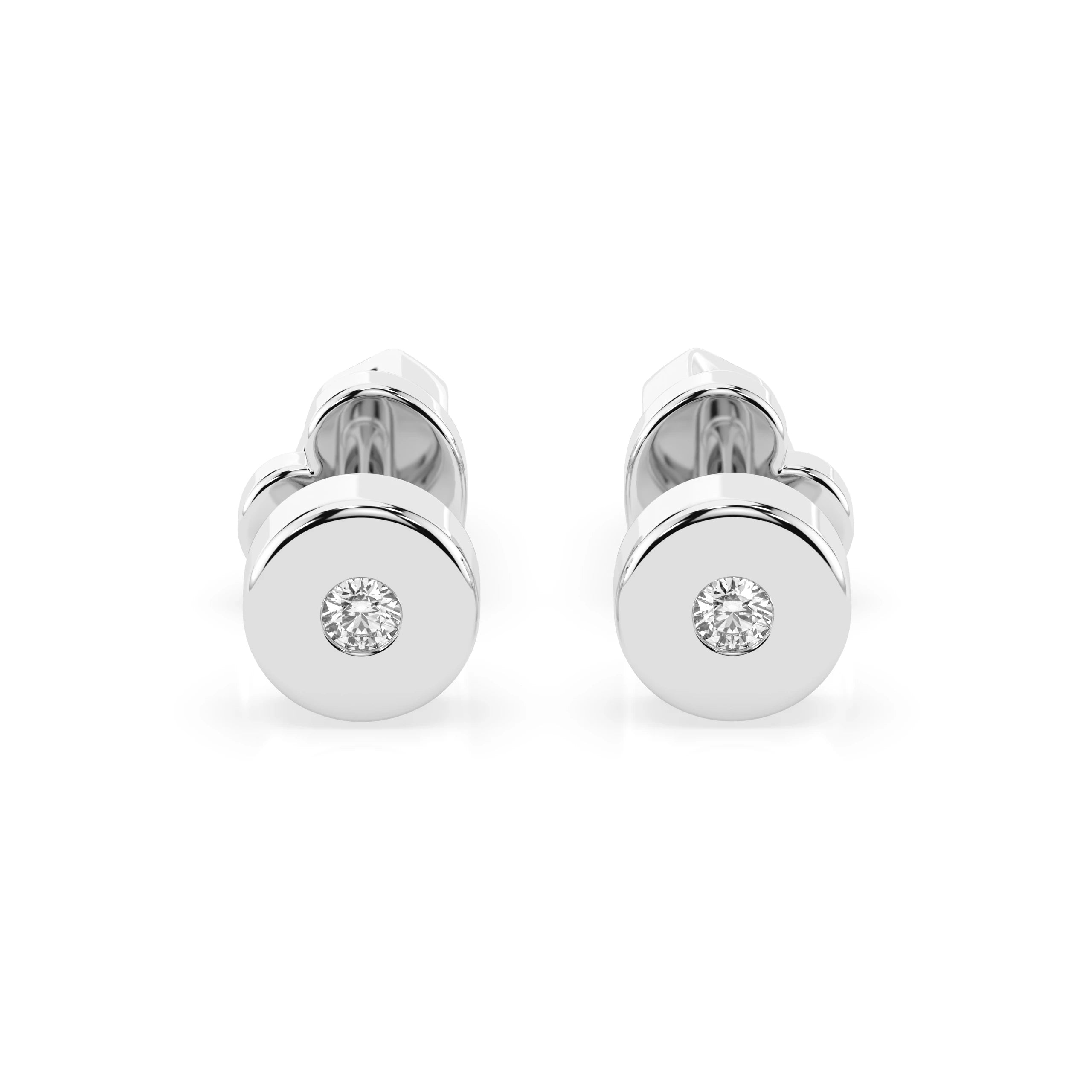 Elegante Diamant-Ohrringe aus 18K Gold - 102-10050