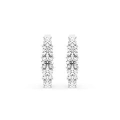 Elegante Diamant-Ohrringe aus 18K Gold - 102-10128
