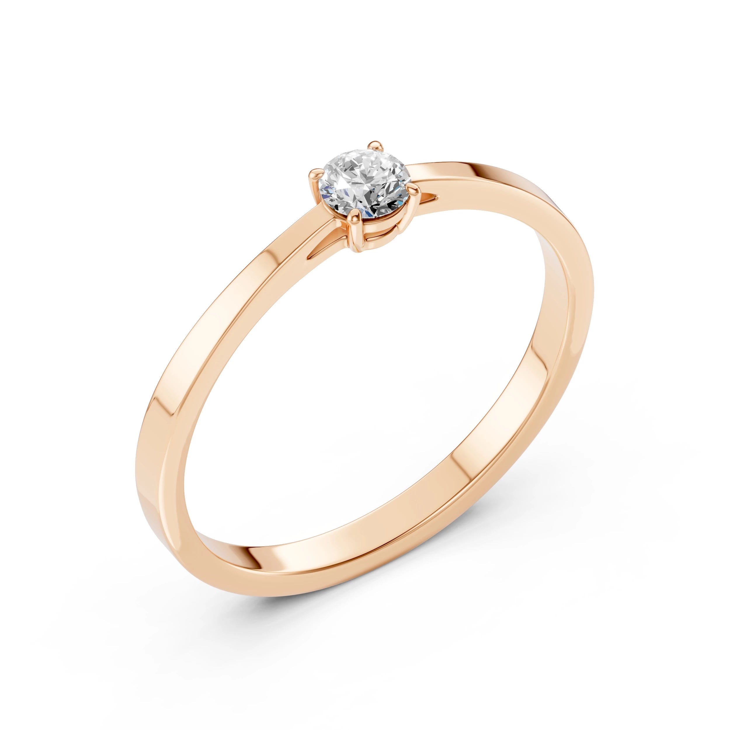 Eleganter Diamant-Ring aus 18K Gold - 101-10012/1(3.4)