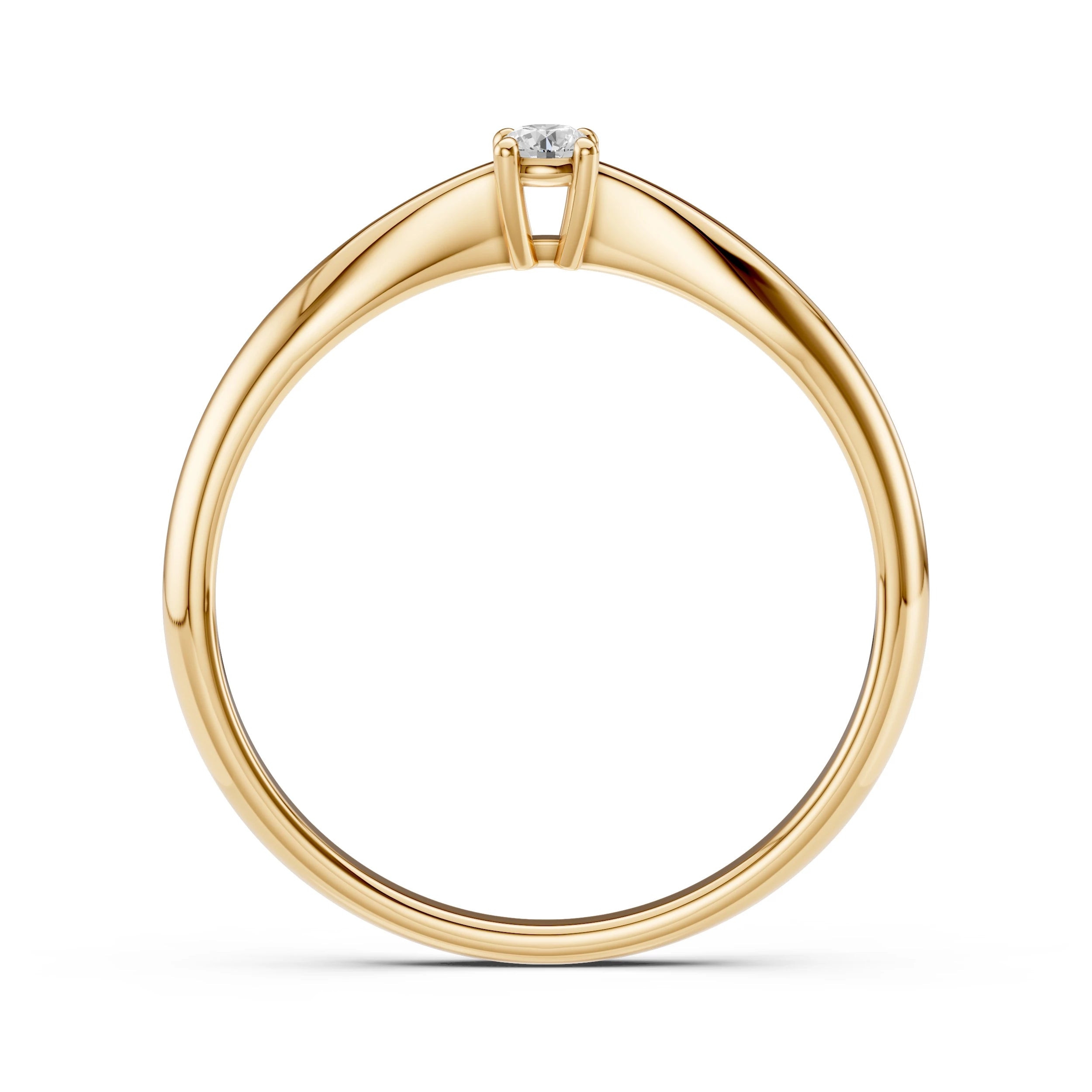 Eleganter Diamant-Ring aus 18K Gold - 101-10021(3.0)