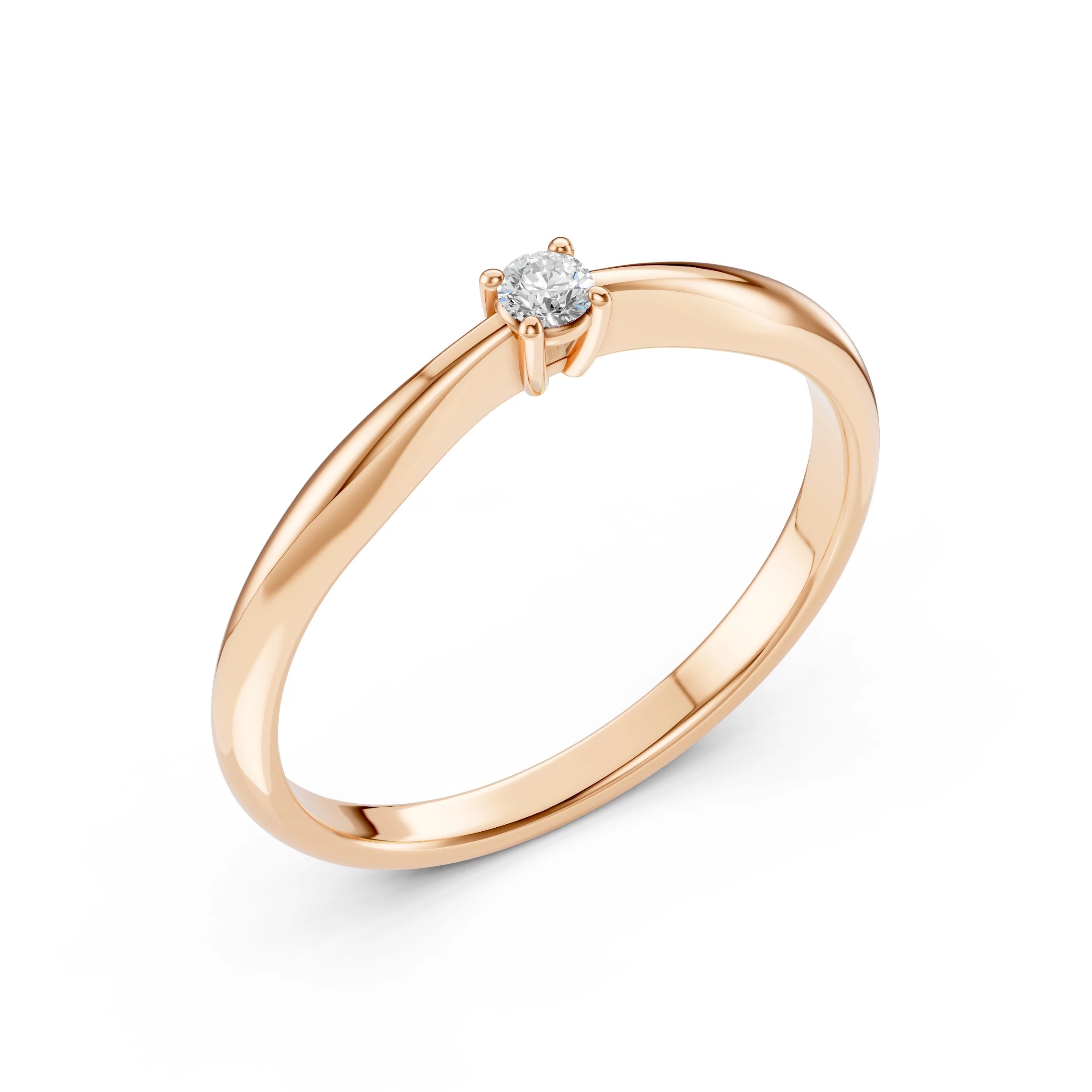 Eleganter Diamant-Ring aus 18K Gold - 101-10021(3.0)