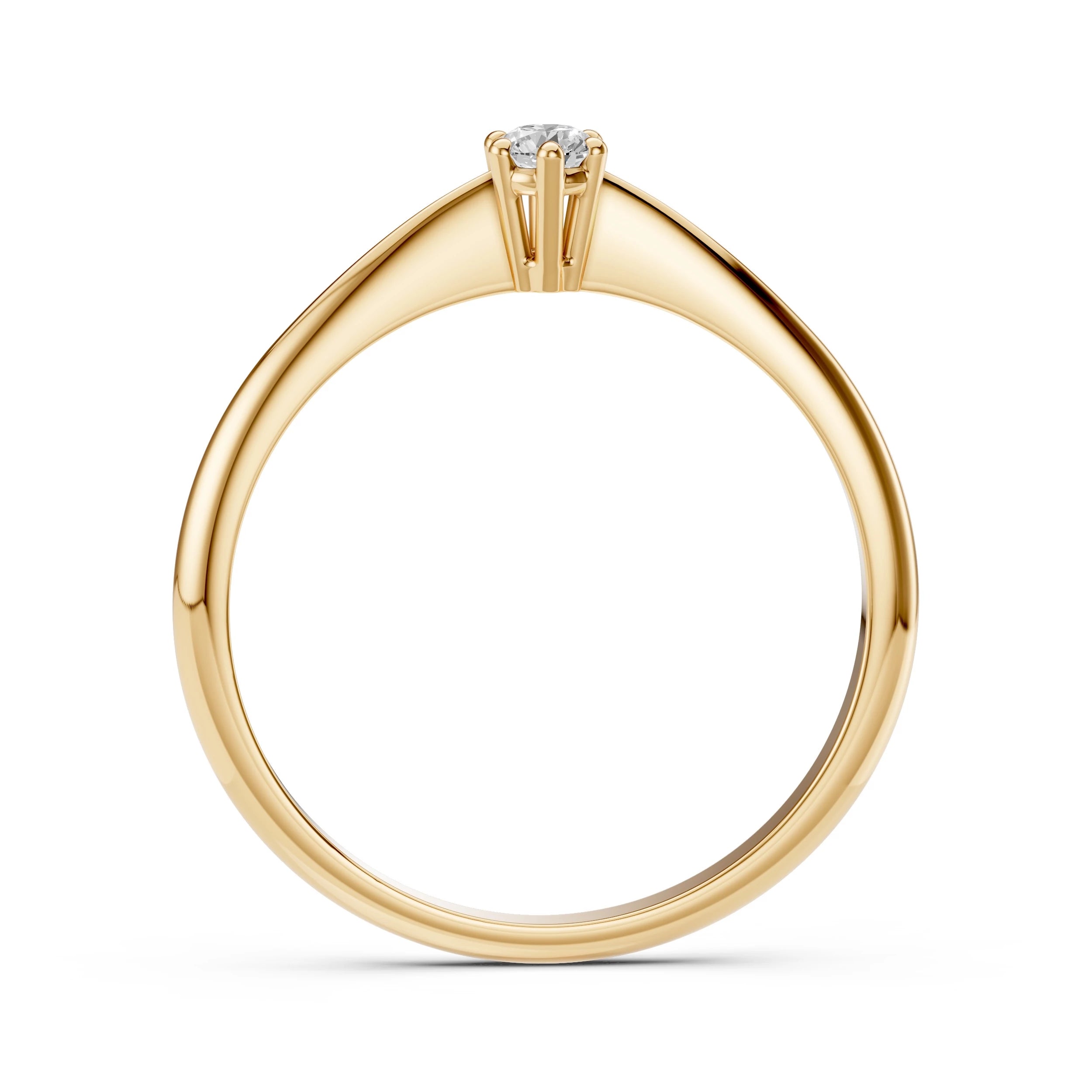 Eleganter Diamant-Ring aus 18K Gold - 101-10027(3.0)