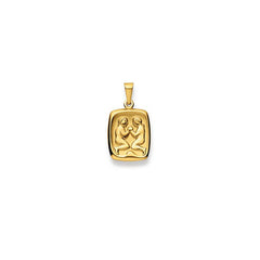 Eleganter Sternzeichen-Anhänger Zwillinge aus hochwertigem 750er Gold - 1154.06029/0060