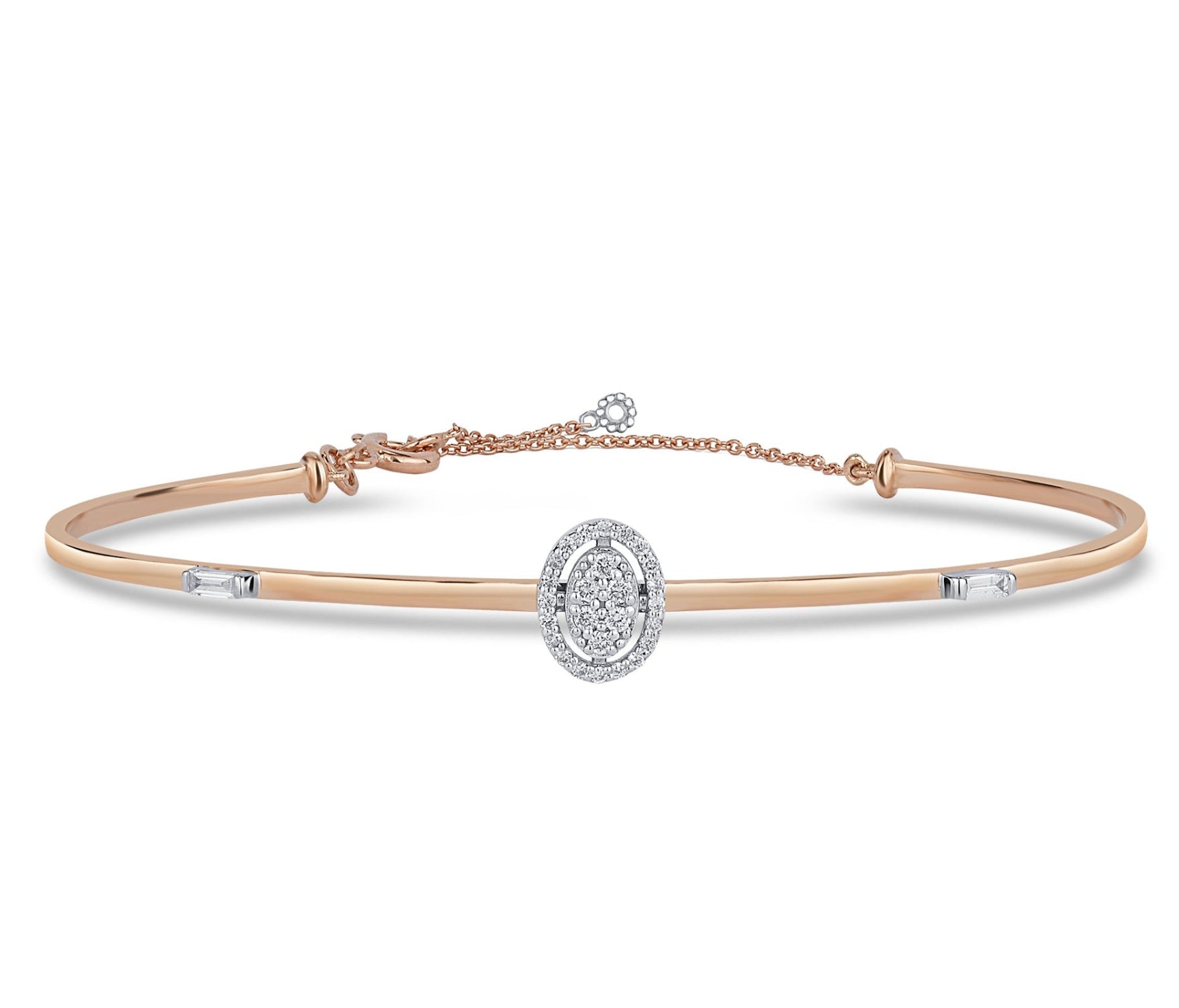 Elegantes Goldarmband mit Diamanten (14K / 18K) -  BBL0000409 