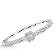 Elegantes Goldarmband mit Diamanten (585 / 750 Gold) - BBL0000242
