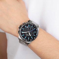 Festina Timeless Chrono Herrenuhr mit Edelstahl Armband - F20560/5