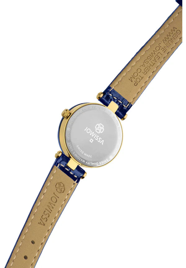 Facet Strass Schweizer Damenuhr - J5.617.S