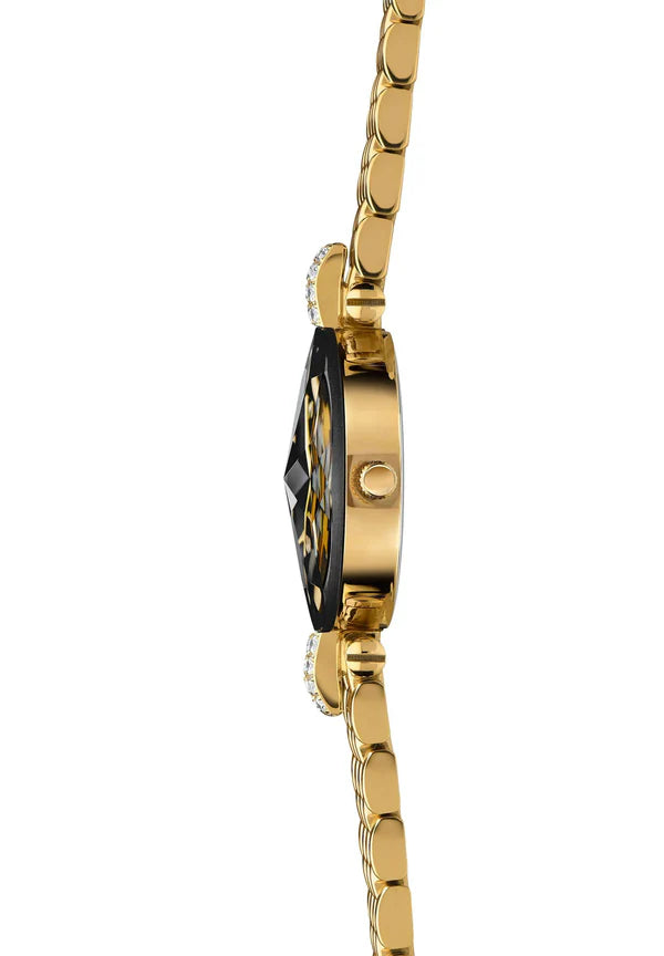 Facet Strass Schweizer Damenuhr - J5.630.S