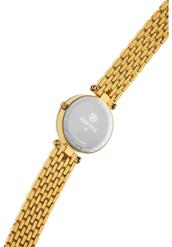 Facet Strass Schweizer Damenuhr - J5.633.S