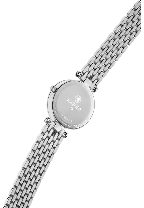 Facet Strass Schweizer Damenuhr - J5.636.S