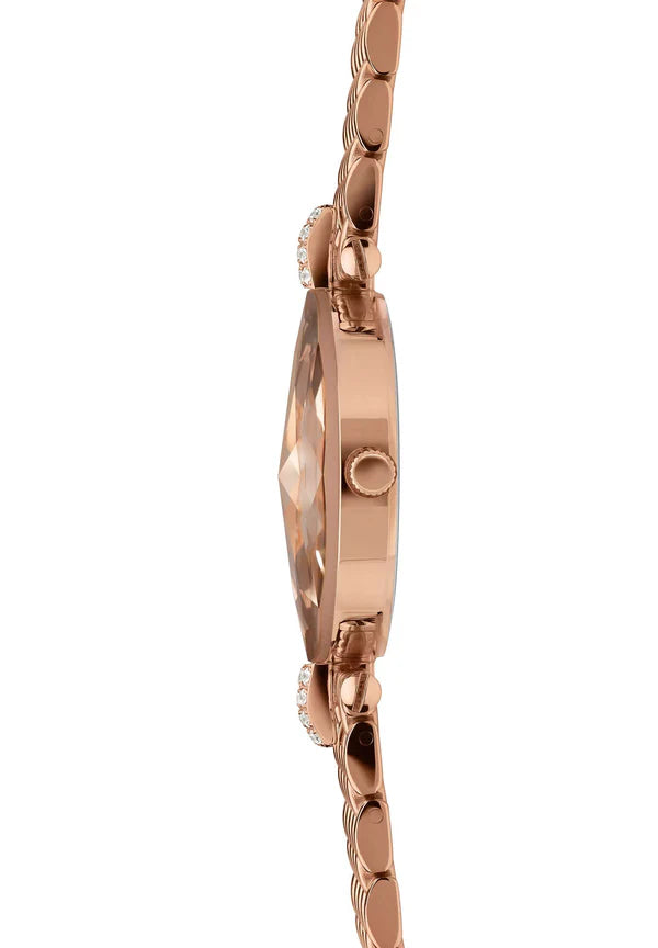 Facet Strass Schweizer Damenuhr - J5.773.M