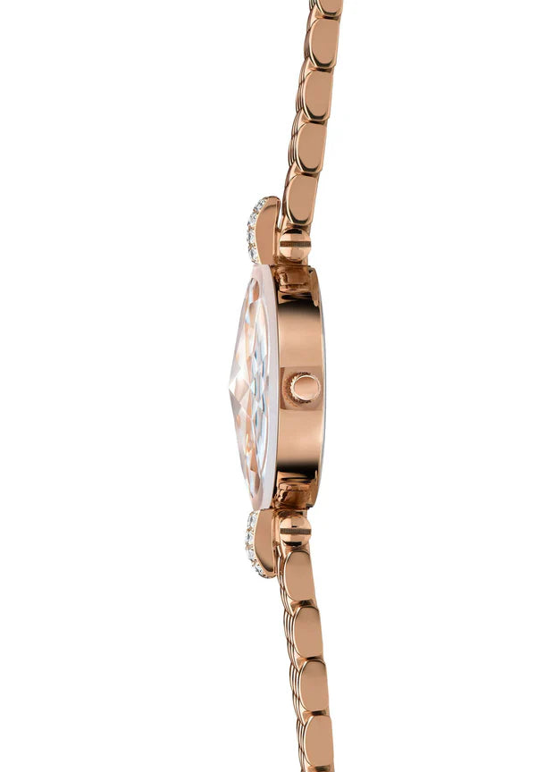 Facet Strass Schweizer Damenuhr - J5.774.S