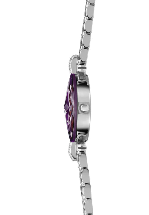 Facet Strass Schweizer Damenuhr - J5.786.S