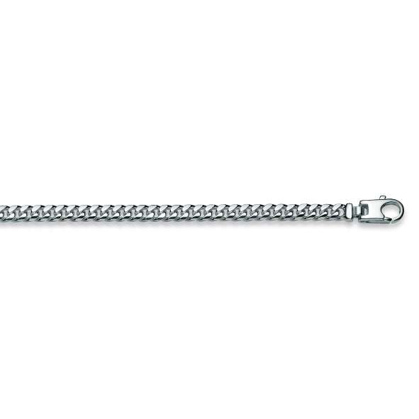 Feines Panzer Armband aus Silber 925 weiss -  6274.00149/1900