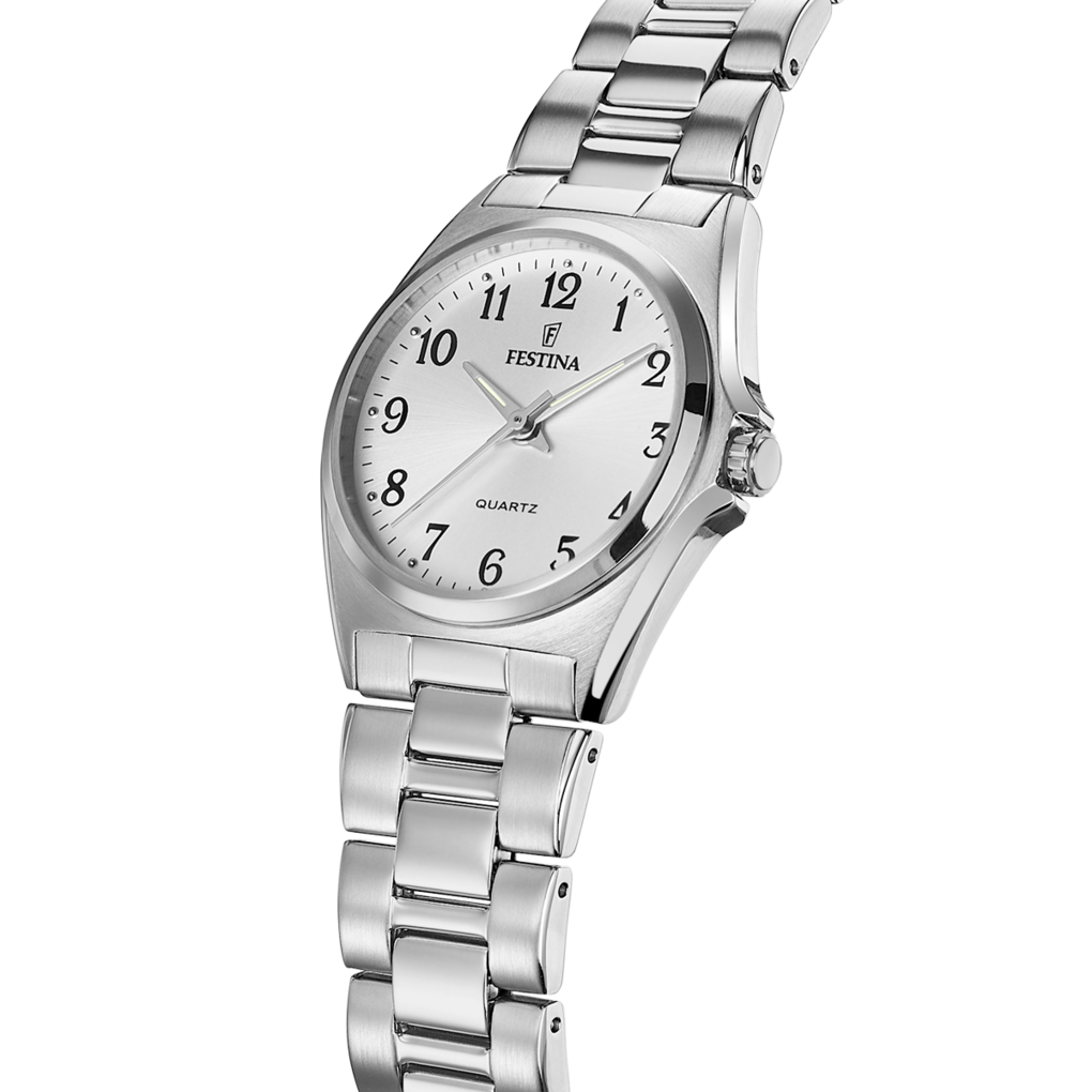 Festina Klassik Damenuhr mit Edelstahl Armband - F20553/1