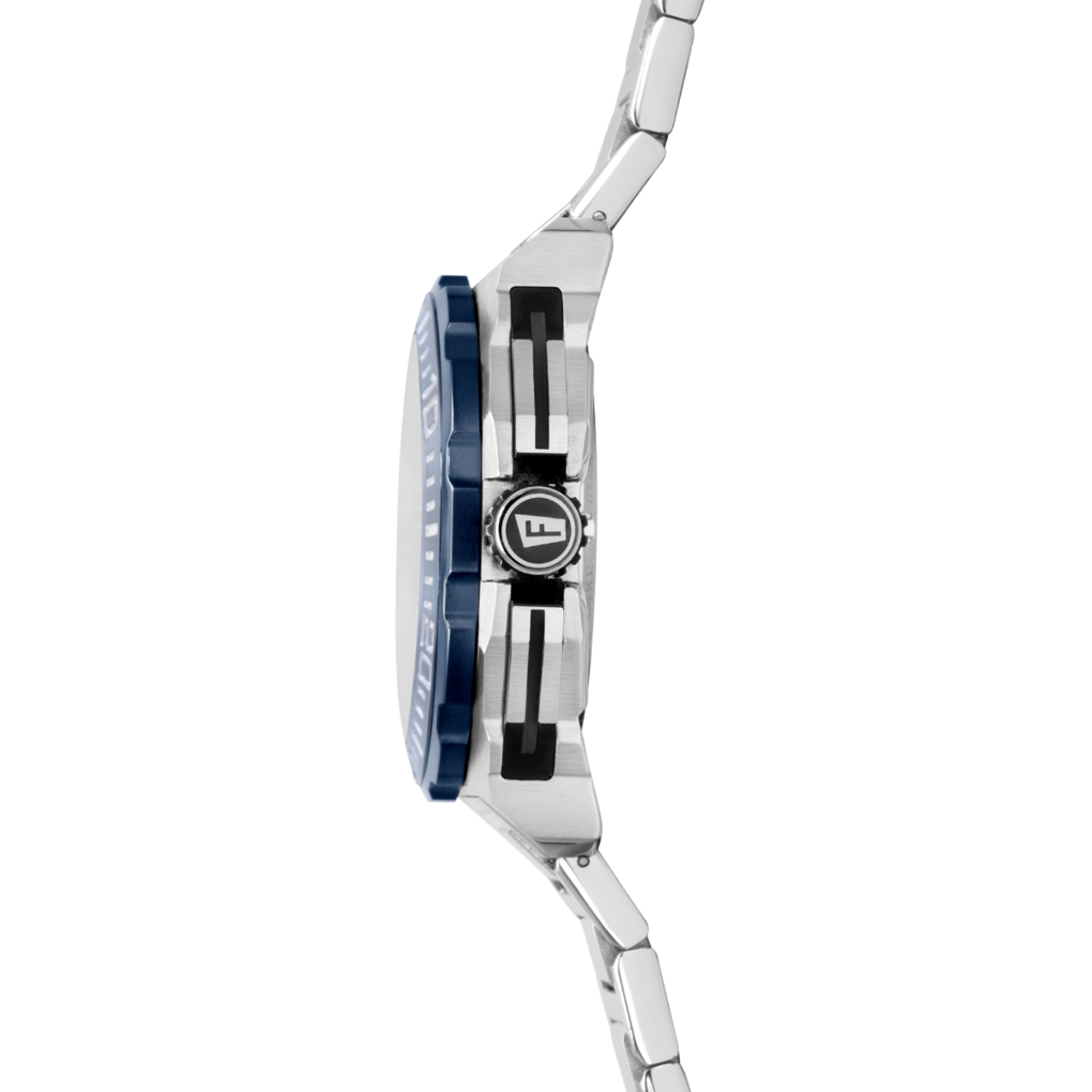 Festina Herrenuhr Swiss Made Chrono Bike - Silberfarbens Stahl Armband - F20724/1
