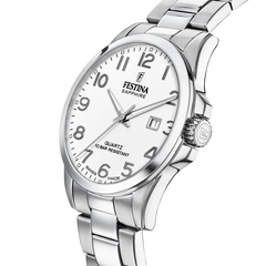 Festina Swiss Made Edelstahl Armband Herrenuhr - F20024/1