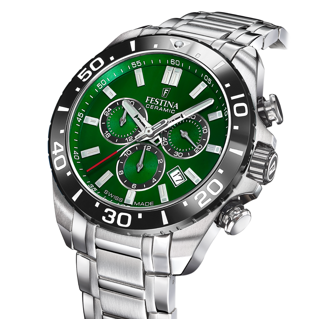 Festina Swiss Made Edelstahl Herrenuhr - F20042/3