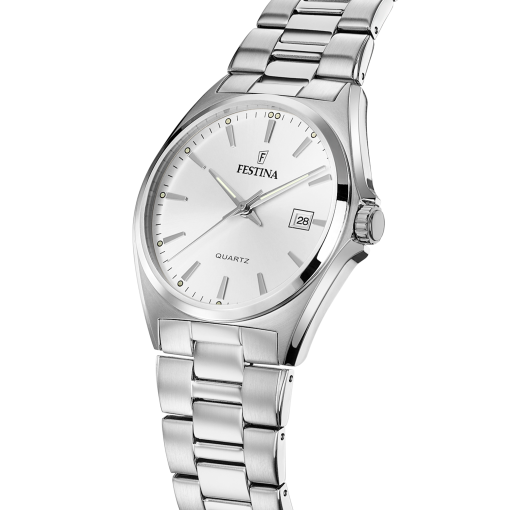 Festina Klassik Herrenuhr mit Edelstahl Armband - F20552/2
