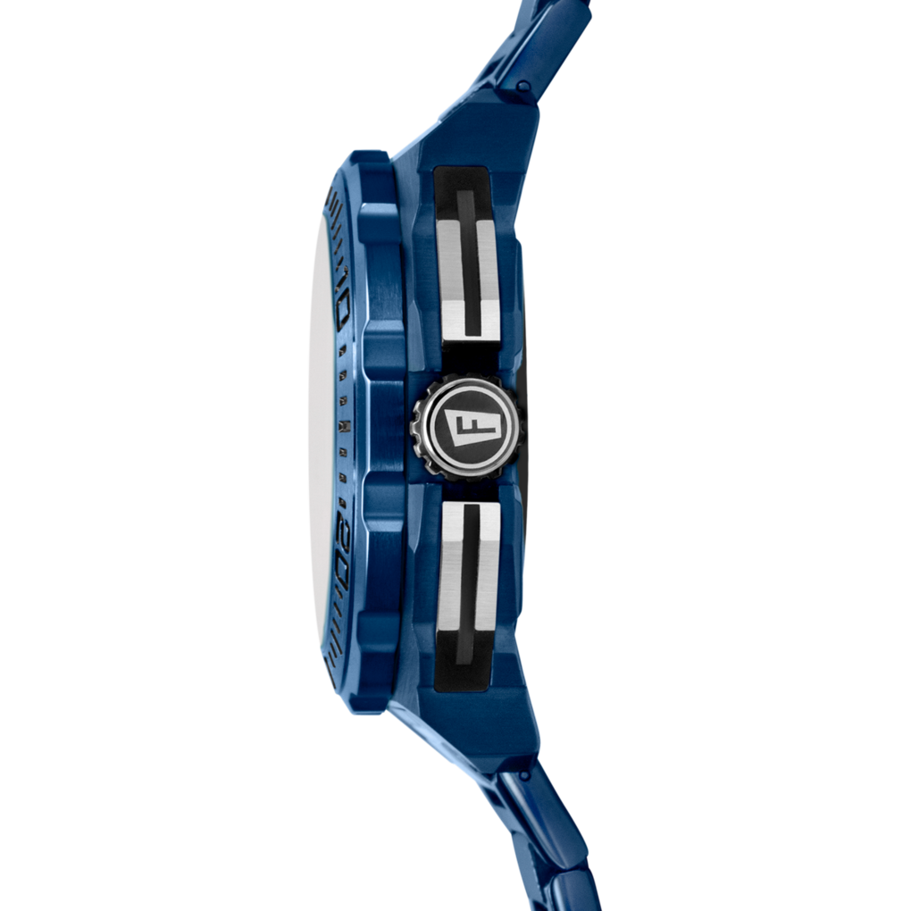 Festina Herrenuhr Swiss Made Chrono Bike - Blau Stahlarmband - F20729/1