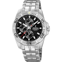 Festina Multifunktion Herrenuhr mit Edelstahl Armband - F20445/3