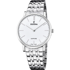 Festina Swiss Made Edelstahl Armband Herrenuhr - F20045/2