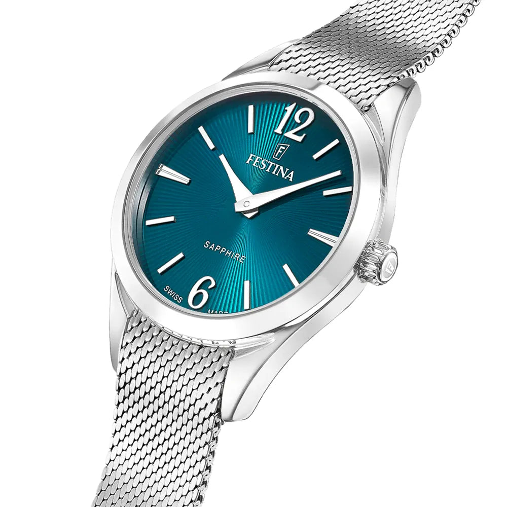 Festina Swiss Grace Grün 32mm Damenuhr - F20076/4