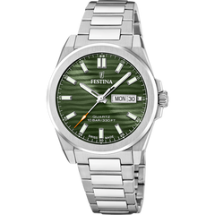 Festina Swiss Made Dune Herrenuhr mit Grünem Zifferblatt - F20073/4