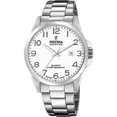 Festina Swiss Made Edelstahl Armband Herrenuhr - F20024/1