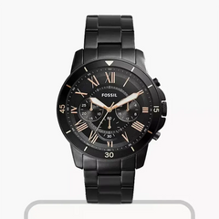 Fossil Chronograph Black Edelstahl Herrenuhr - FS5374