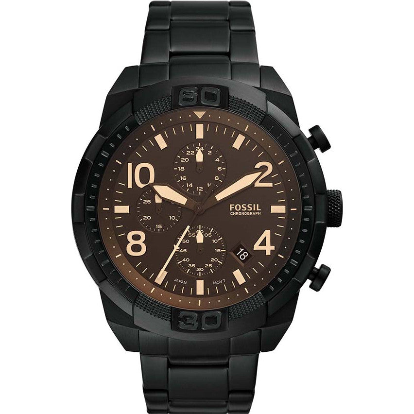Fossil Bronson Chronograph Quarz 50 mm Herrenuhr - FS5876