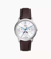 Fossil Neutra Moonphase Herrenuhr - Braun Leder - FS5905