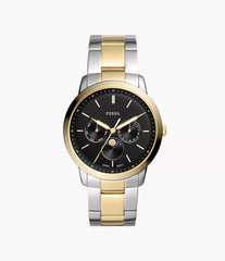 Fossil Neutra Moonphase Herrenuhr - Two-Tone Edelstahl - FS5906