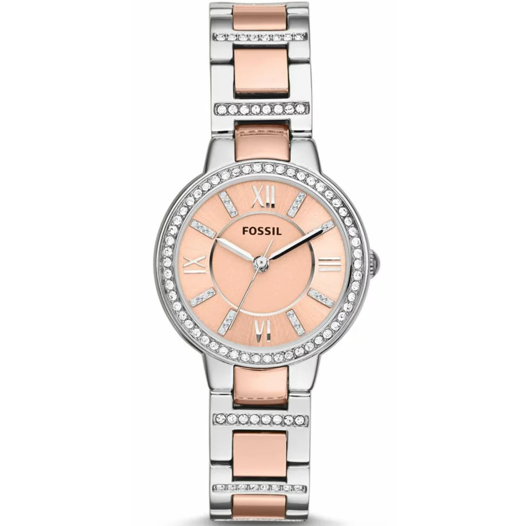 Fossil Virgina Quarz Damenuhr Bicolor - ES3405