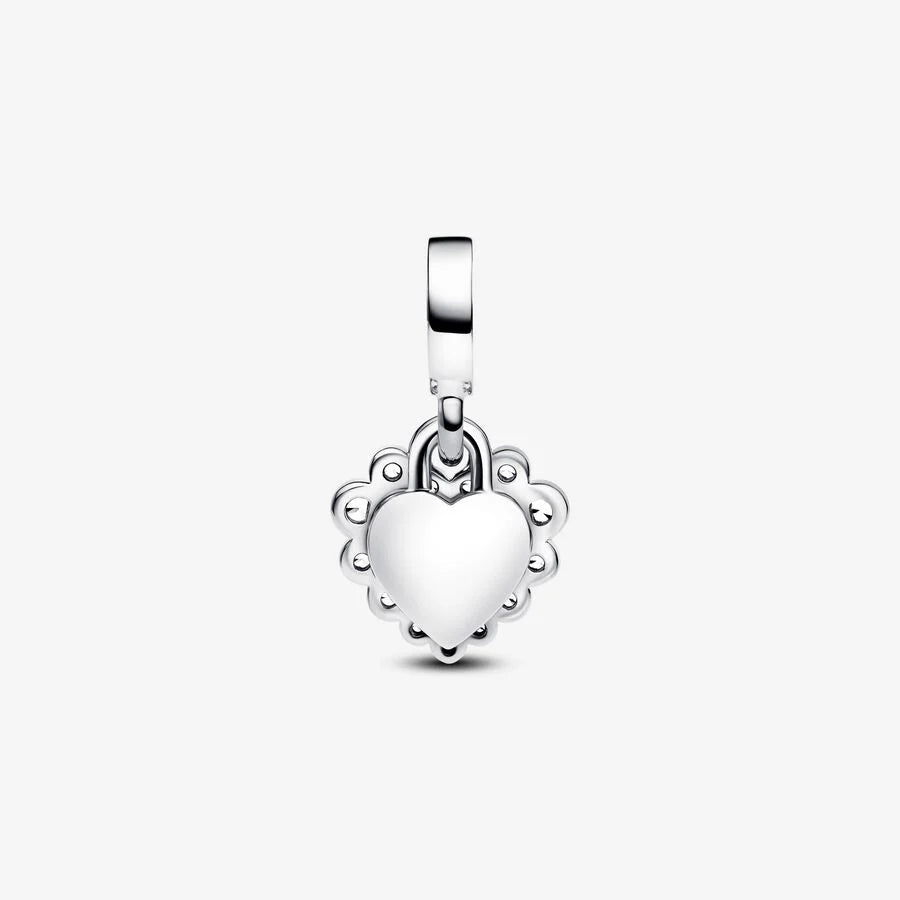 Funkelnder Doppel-Herzanhänger Charm -  793765C01