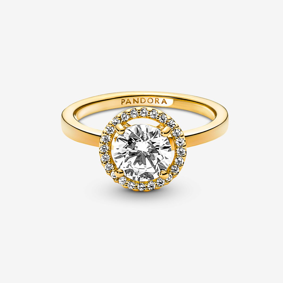 Funkelnder Runder Strahlenkranz Ring - 161234C01