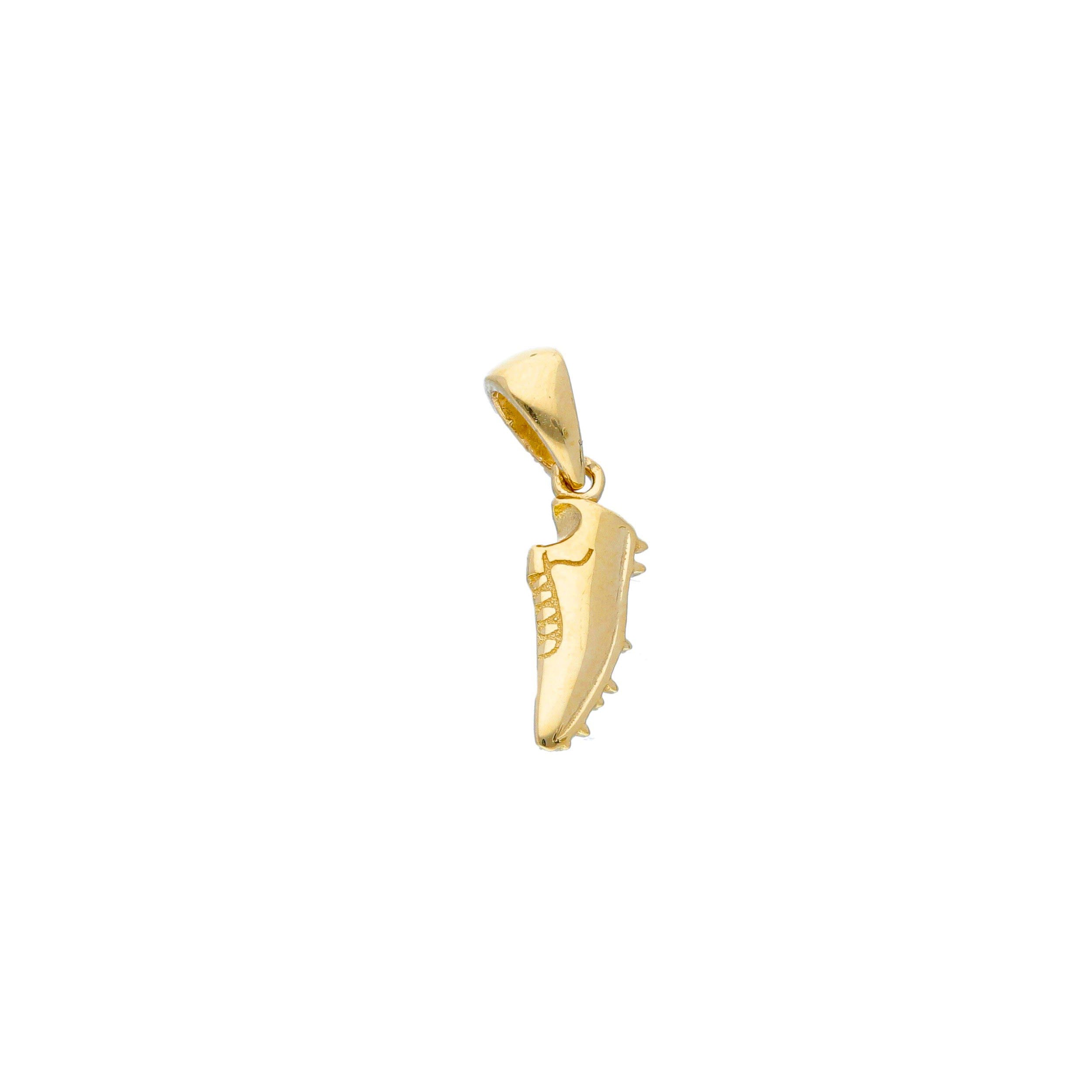 Fussballschuh Anhänger in 18 Karat Gelbgold - 240968