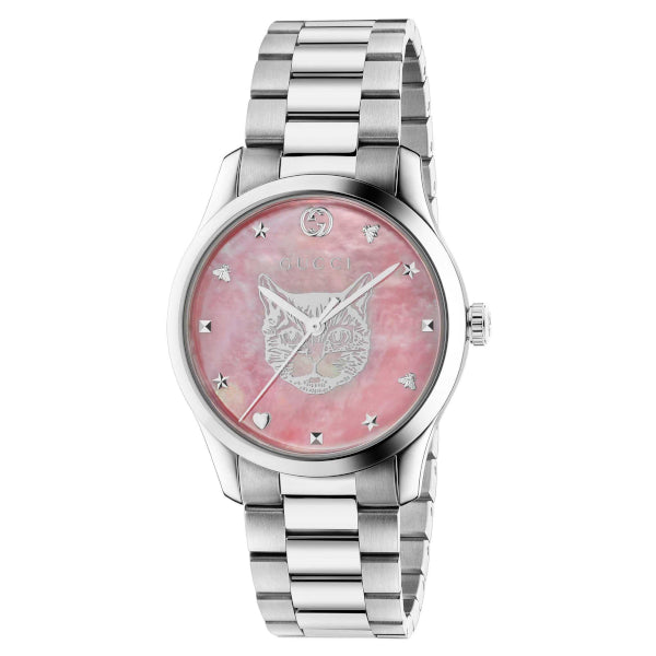 G-Timeless Quarz-Diamant-Damenuhr - YA1265025