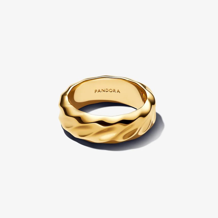 Gewellter Breiter Band-Ring - 163886C00-54