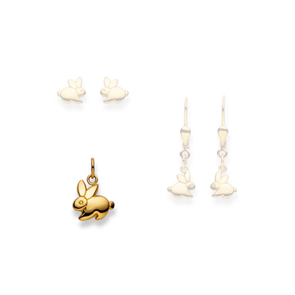 Gold-Anhänger Hase 750 Gelbgold poliert – 1156.07081/0004