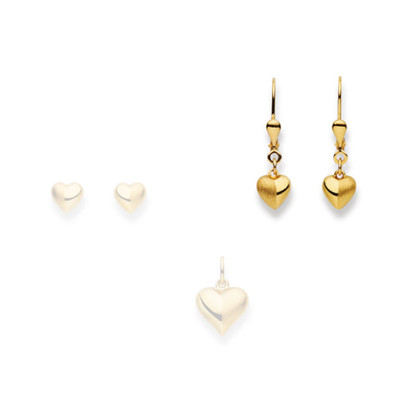 Gold-Classics Ohrhänger Gold 750 Gelbgold – Herz Motiv - 1169.02617/0002