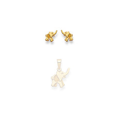Gold-Classics Ohrstecker Gold 750 Gelbgold – Elefant Motiv - 1163.03667/0001