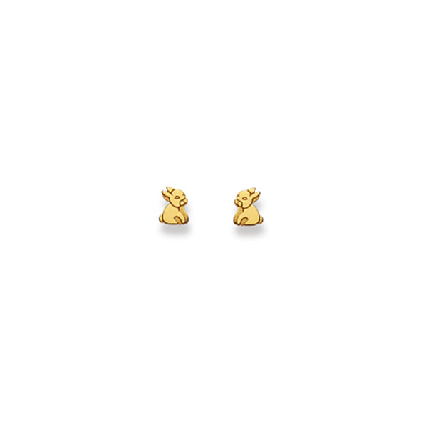 Gold-Classics Ohrstecker Gold 750 Gelbgold - Hase Motiv - 1163.03671/0001