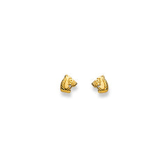 Gold-Classics Ohrstecker Gold 750 Gelbgold – Pferd Motiv - 1163.03067/0002