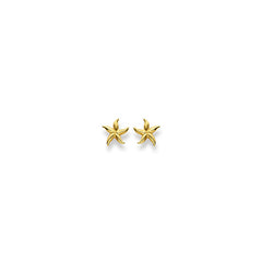 Gold-Classics Ohrstecker in 750/18 Karat Gelbgold - Seestern Motiv - 1163-03890-0001